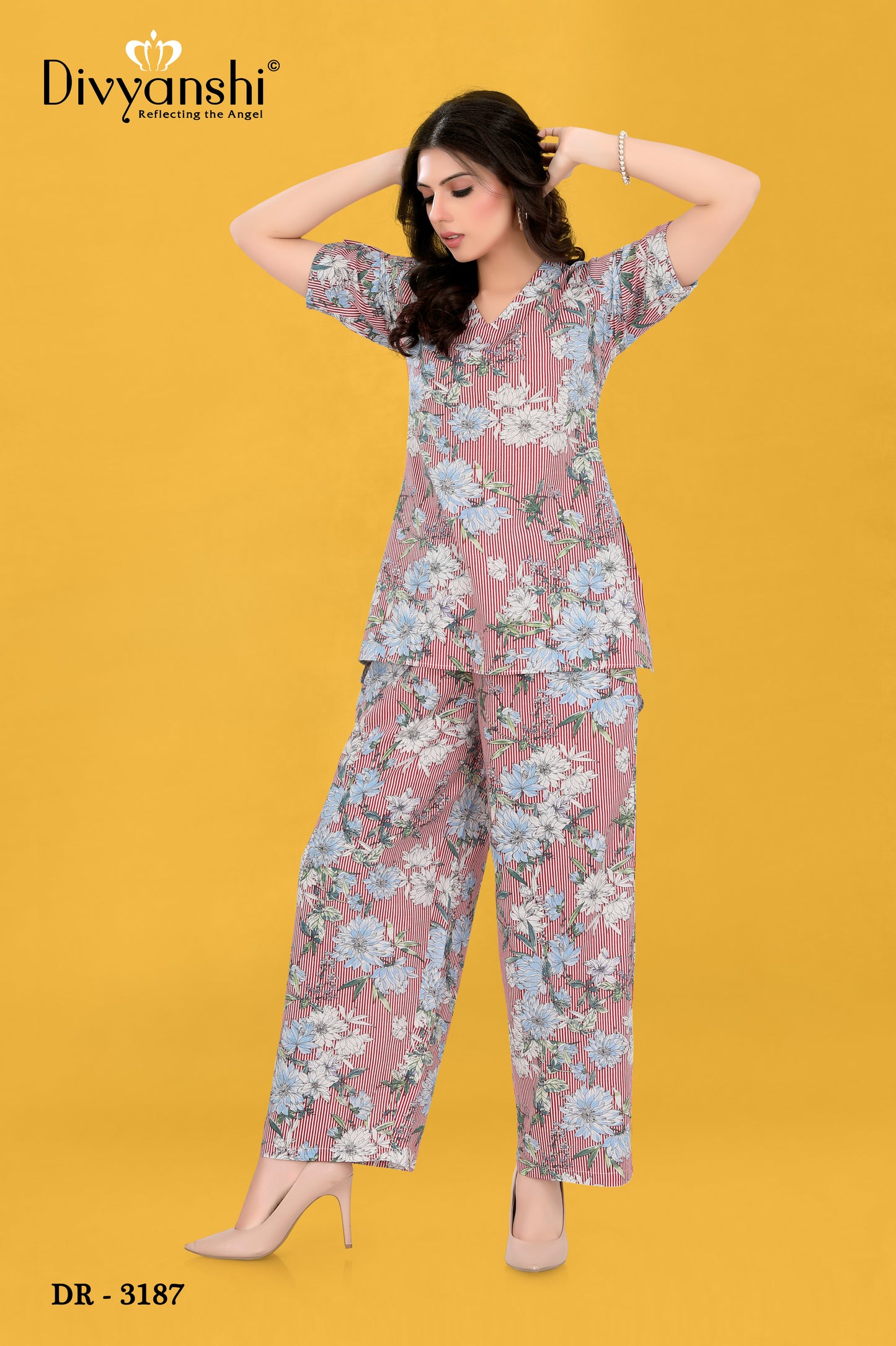 Stylish Co-ord Set (DR3187)