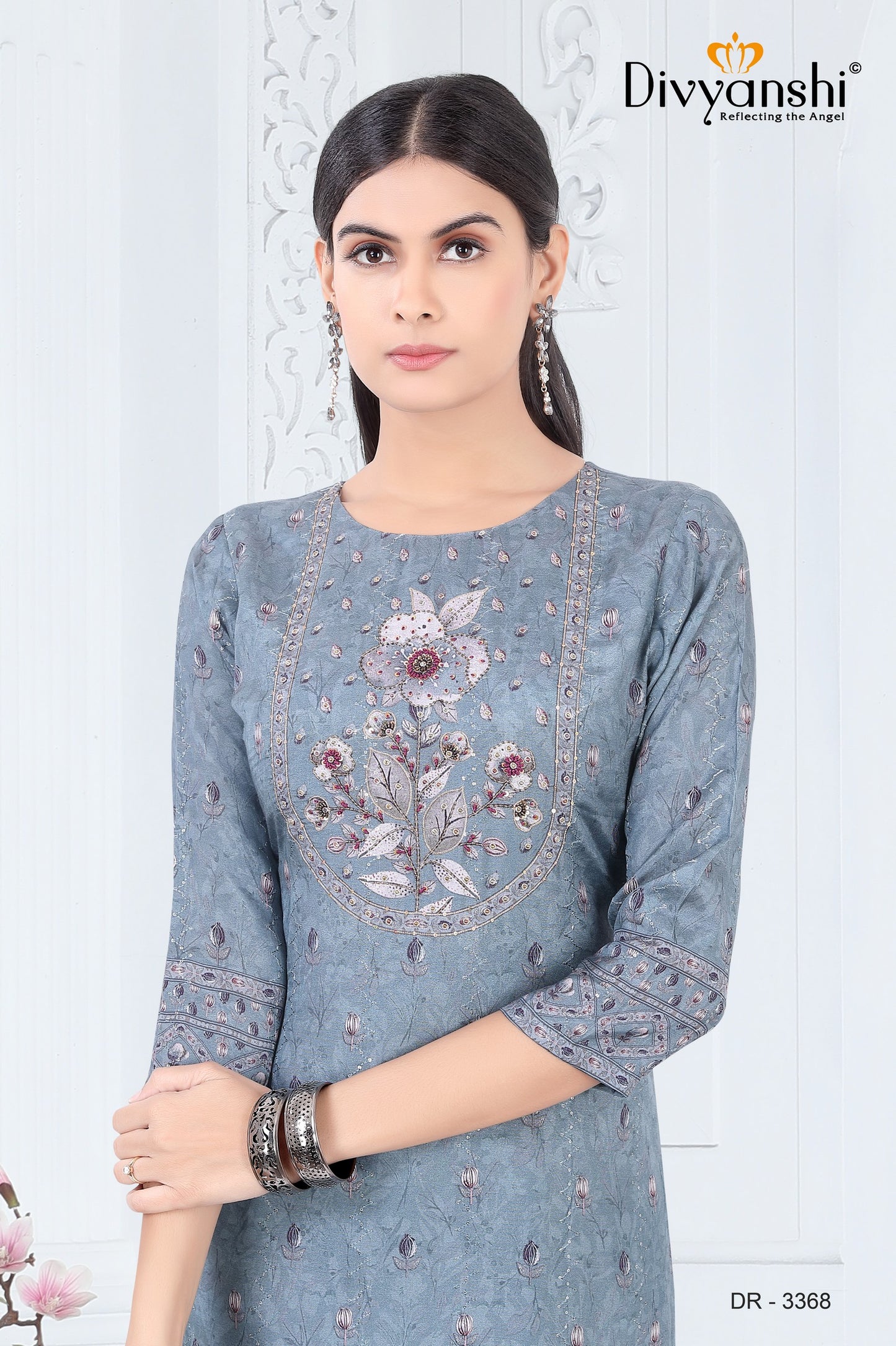 Premium Designer Wear 3 Pcs SET made from comfortable Muslin Fabric
