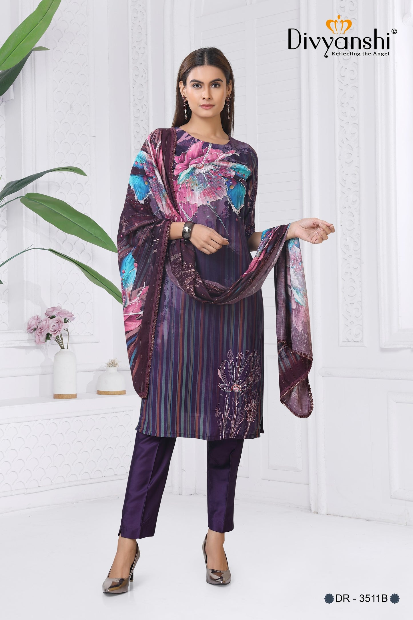 Style up your Summer Look with our in house Designer 3 Pcs SET made from Finest Fabric for Better Comfort (DR3511B)