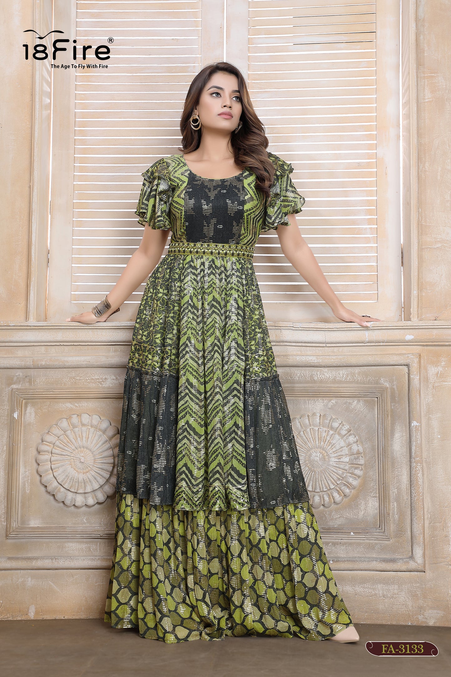 Premium Luxe Gown with detailed Zari work (FA3133)