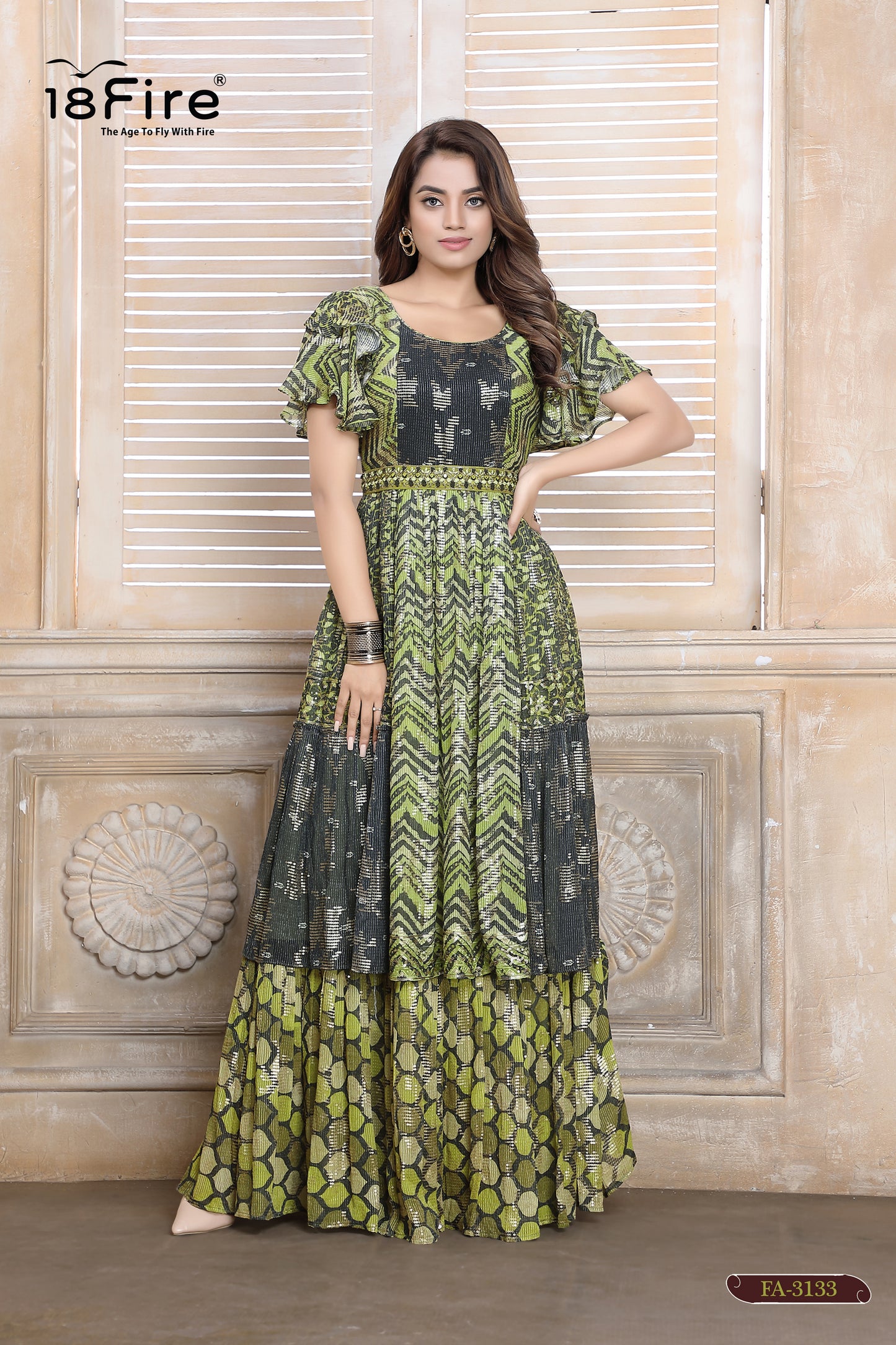 Premium Luxe Gown with detailed Zari work (FA3133)