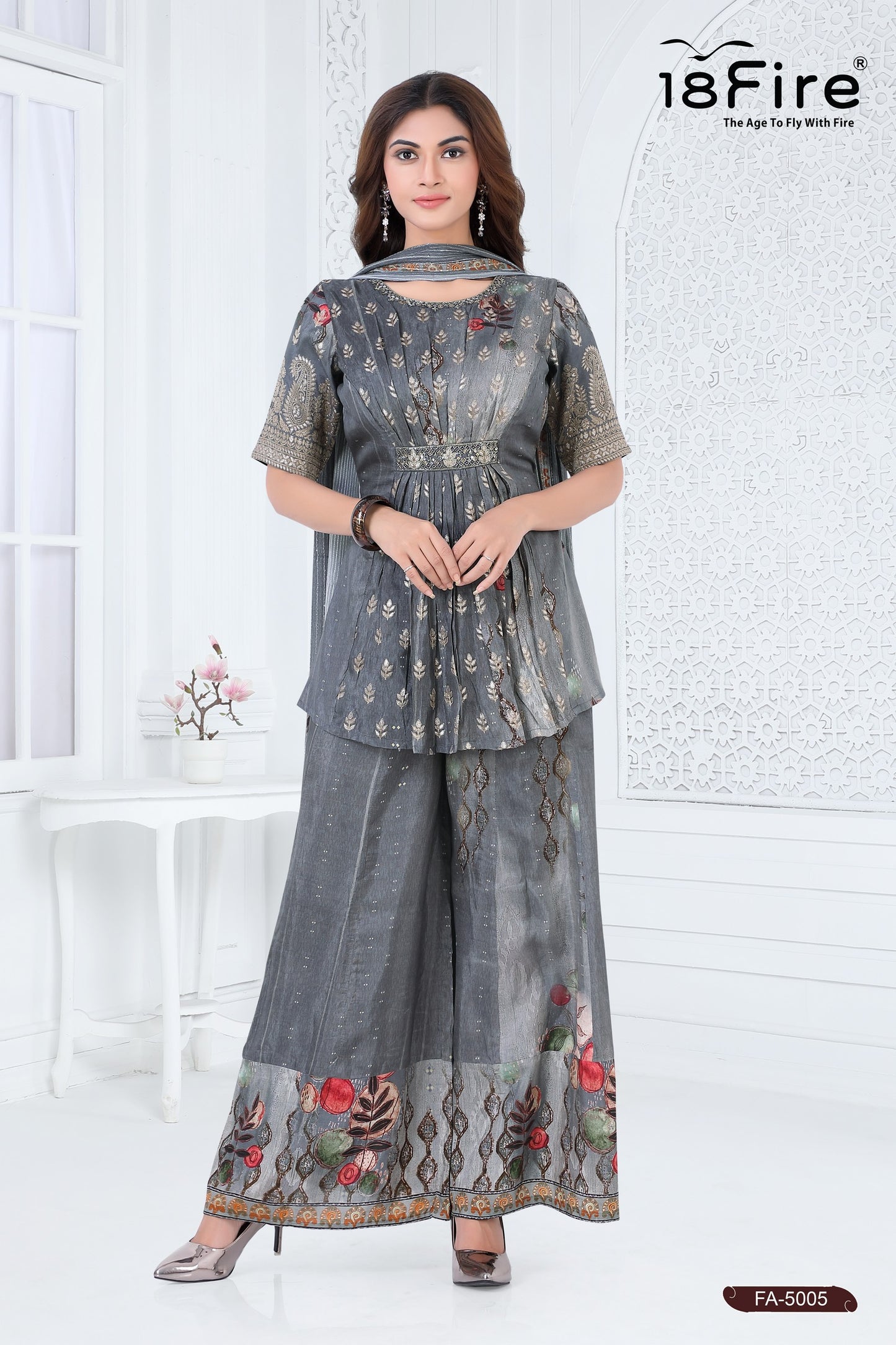 3 Pcs Designer Festive Wear Set