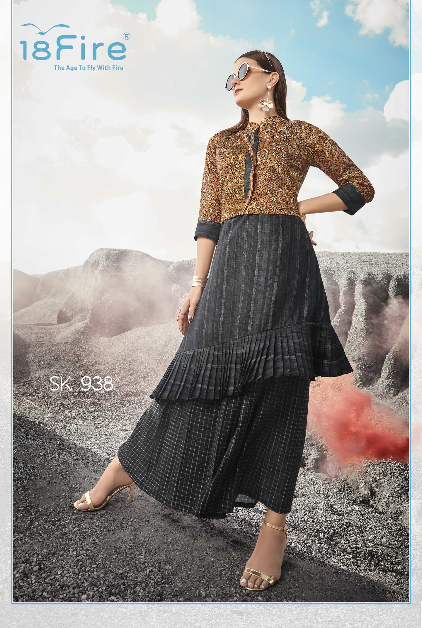 Exclusive Designer Indo Western Set
