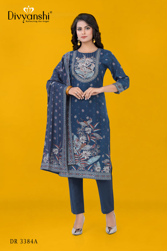 Ethnic Touch 3 Pcs Set for festive wear (DR3384A)