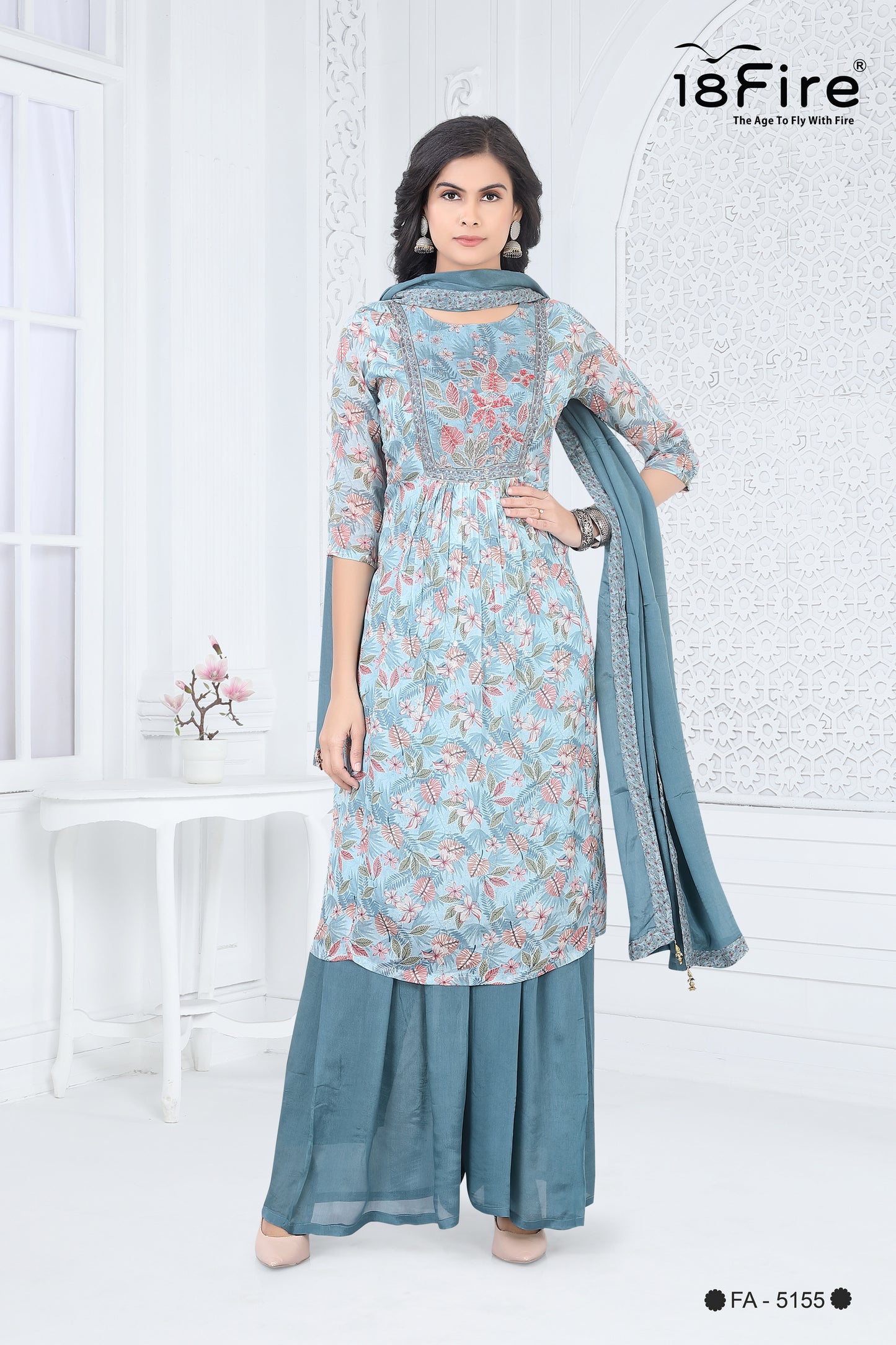 Ethnic Designer 3 Pcs Set for festive occassion (FA5155)